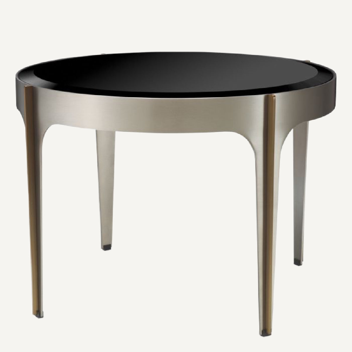 Table d'appoint en métal et verre noir | Eichholtz Artemisa | REMO-HOME, mobilier et décoration d'intérieur