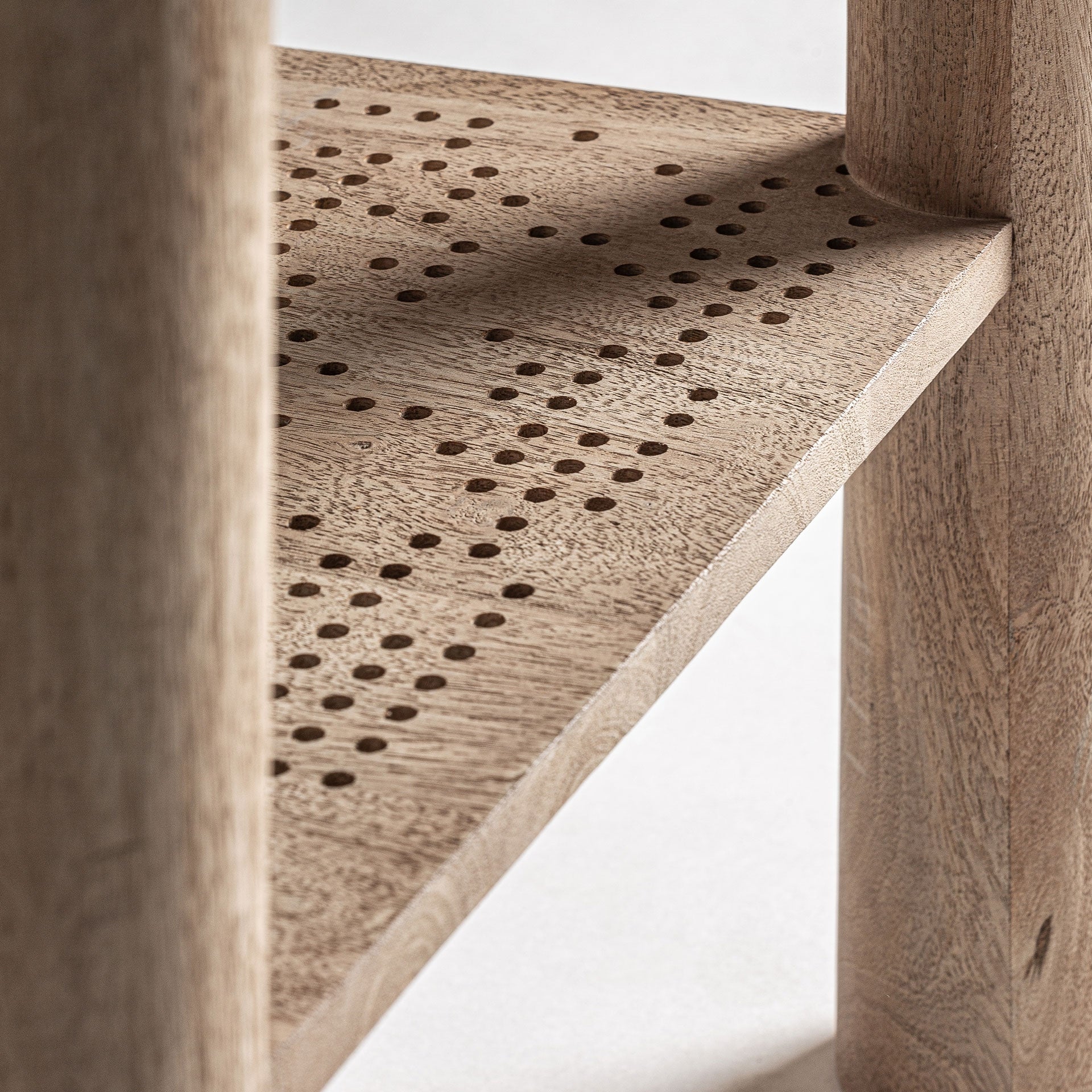 Table d'appoint en manguier/verre | VICAL Jacquard | REMO-HOME, mobilier design et décoration d'intérieur