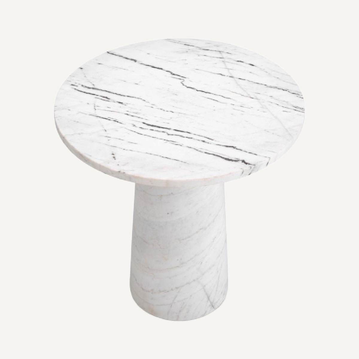 Table d'appoint en marbre blanc | Eichholtz Terry | REMO-HOME, mobilier et décoration d'intérieur