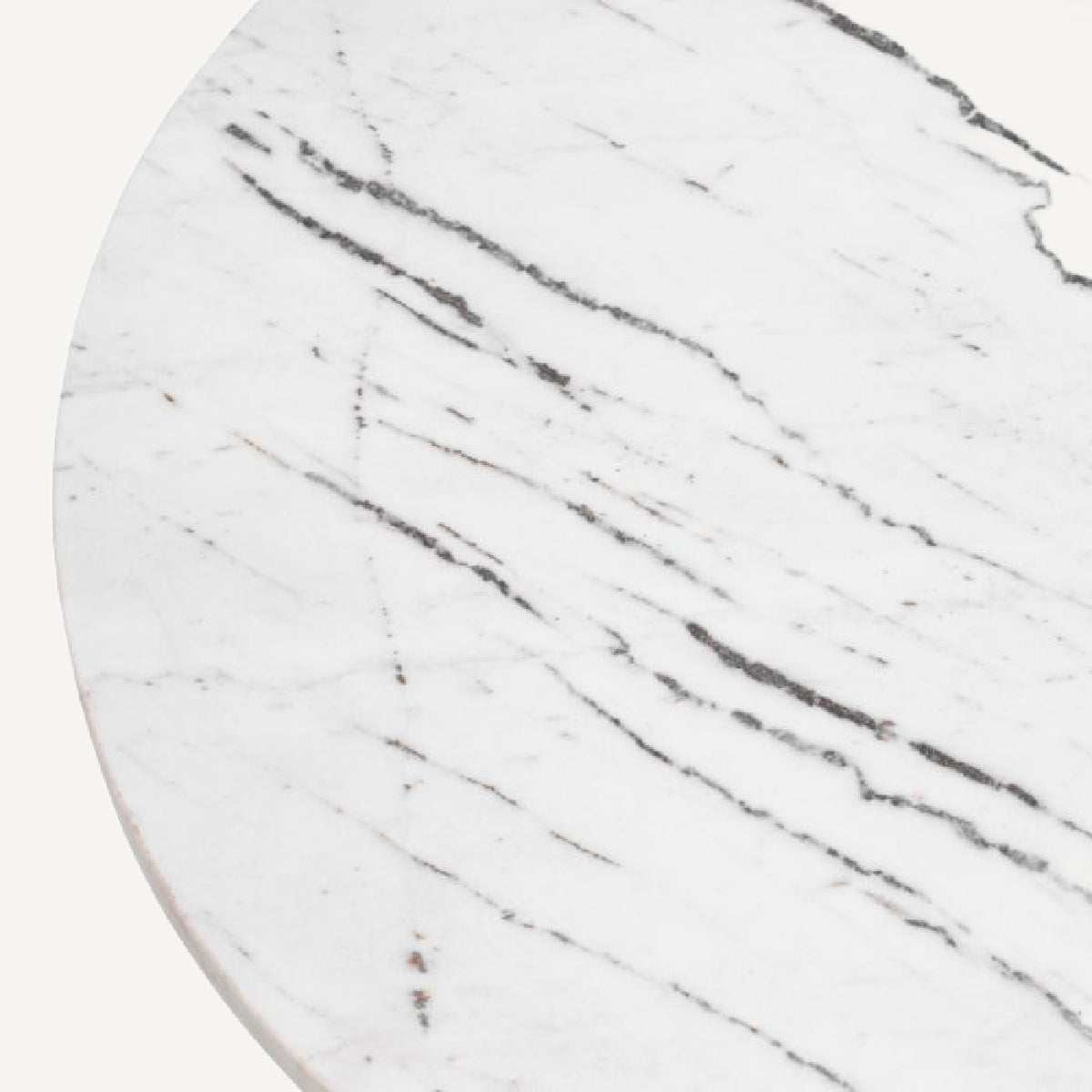 Table d'appoint en marbre blanc | Eichholtz Terry | REMO-HOME, mobilier et décoration d'intérieur