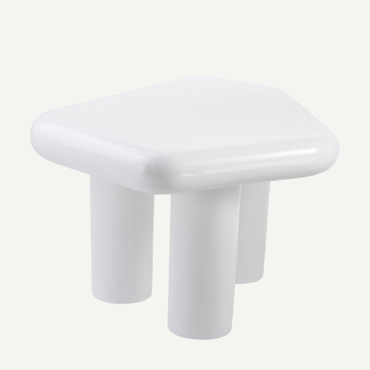 Table d'appoint en résine blanche | Eichholtz Matiz | REMO-HOME, mobilier et décoration d'intérieur