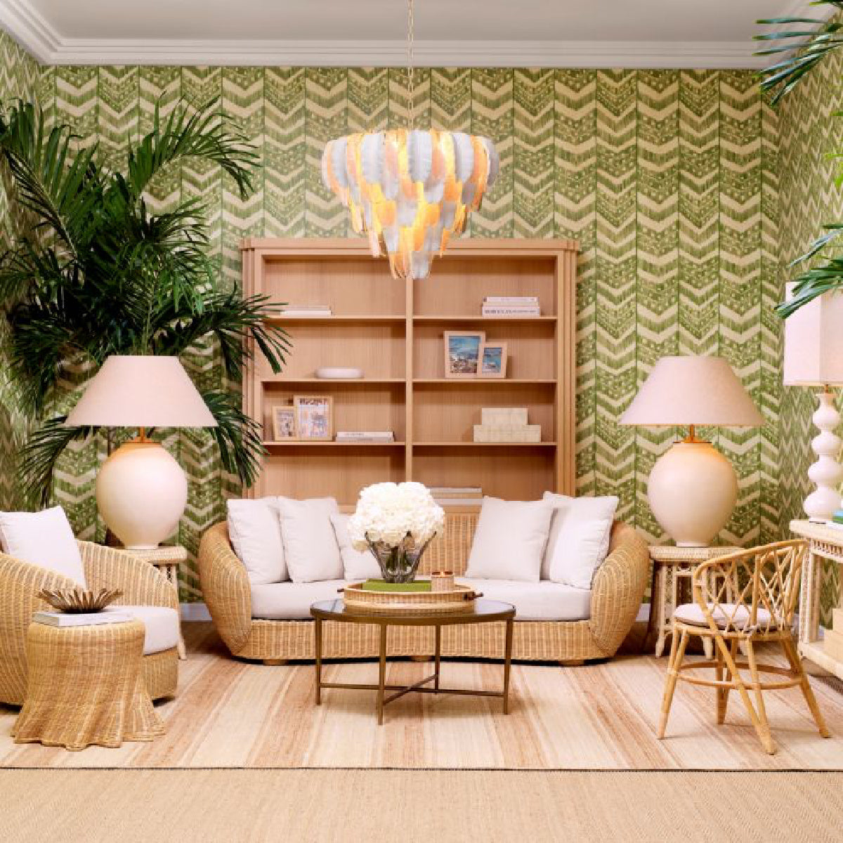 Table d'appoint en rotin | Eichholtz Saba | REMO-HOME, mobilier et décoration d'intérieur