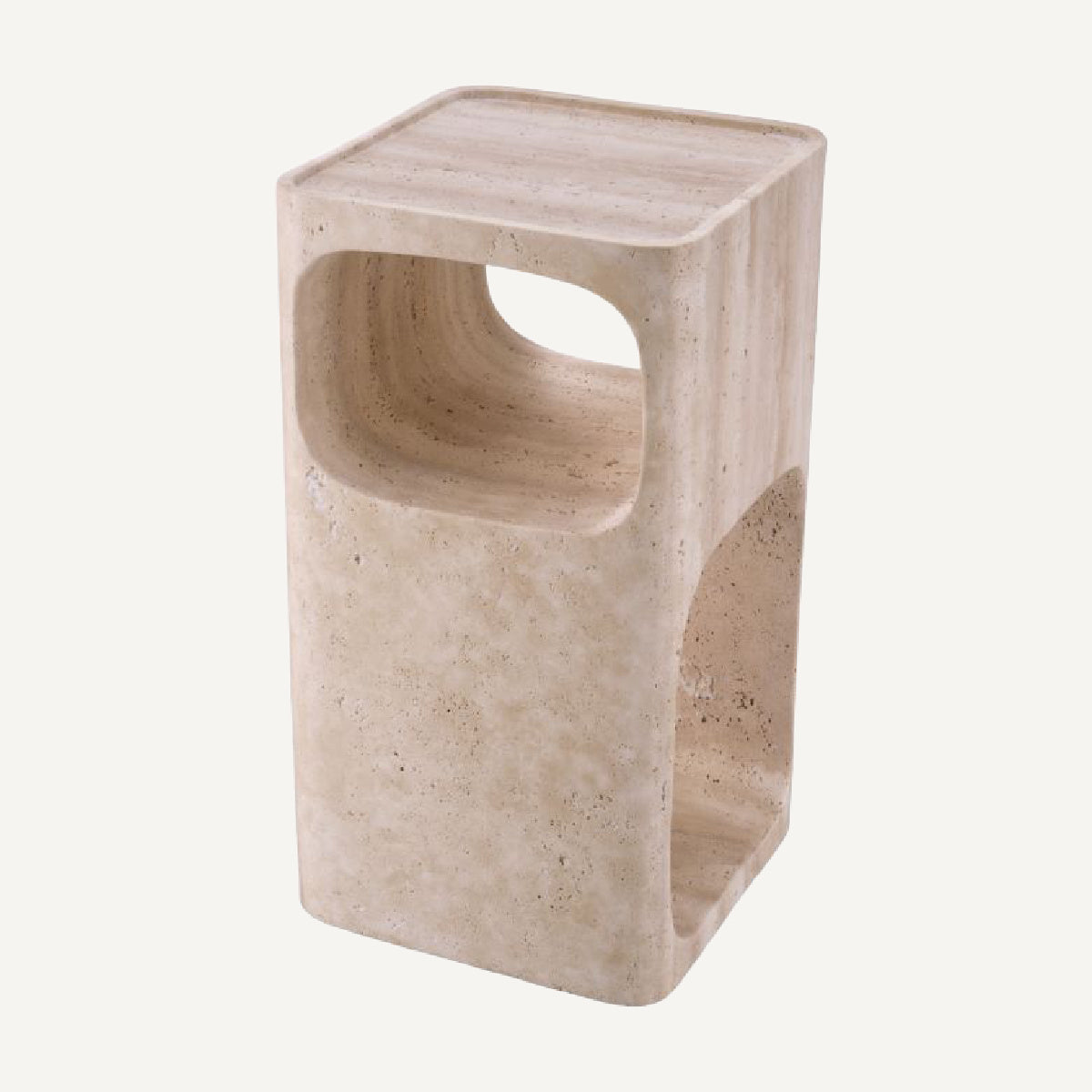 Table d'appoint en travertin | Eichholtz Adler | REMO-HOME, mobilier et décoration d'intérieur