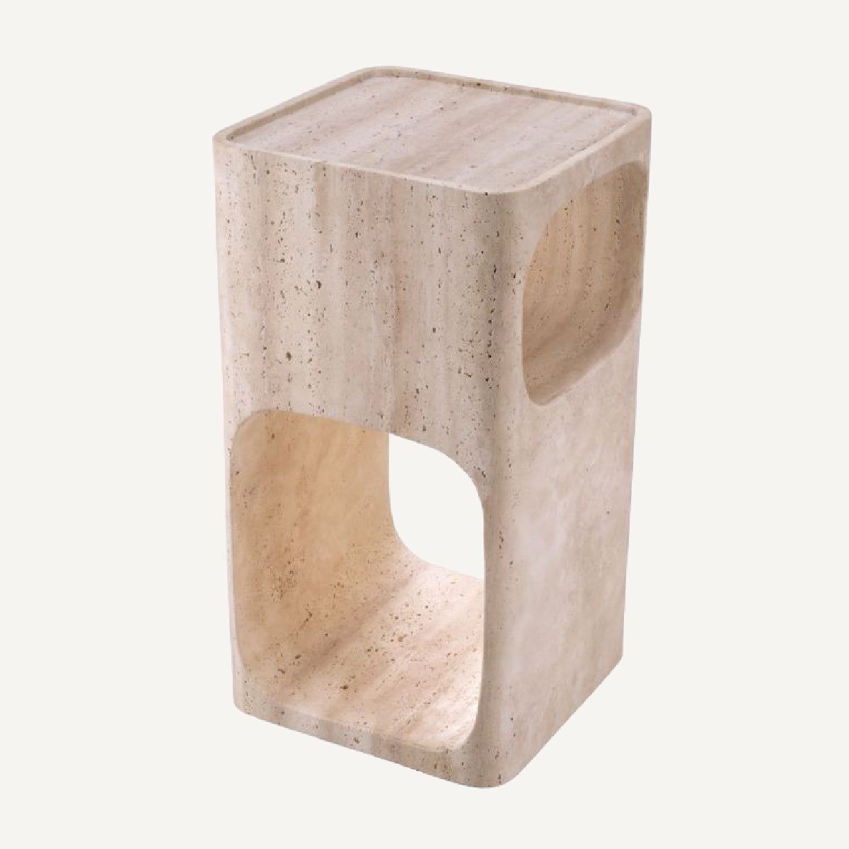 Table d'appoint en travertin | Eichholtz Adler | REMO-HOME, mobilier et décoration d'intérieur