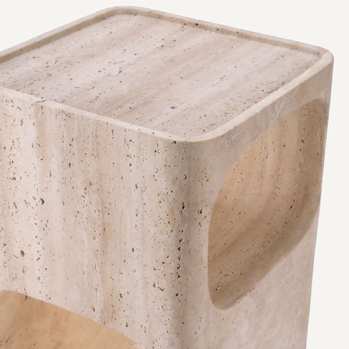 Table d'appoint en travertin | Eichholtz Adler | REMO-HOME, mobilier et décoration d'intérieur