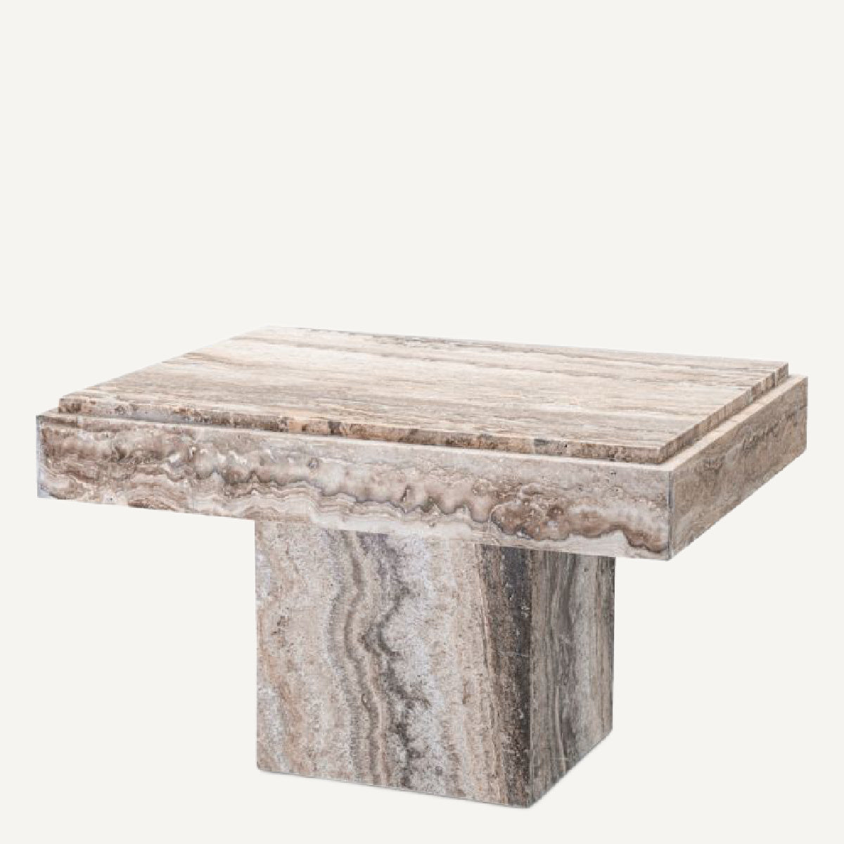Table d'appoint en travertin | Eichholtz Sartoria | REMO-HOME, mobilier et décoration d'intérieur