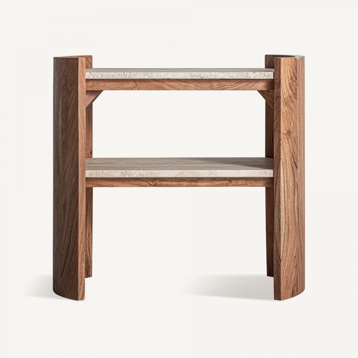 Table d'appoint en travertin beige | VICAL Tivoli | REMO-HOME, mobilier design et décoration d'intérieur