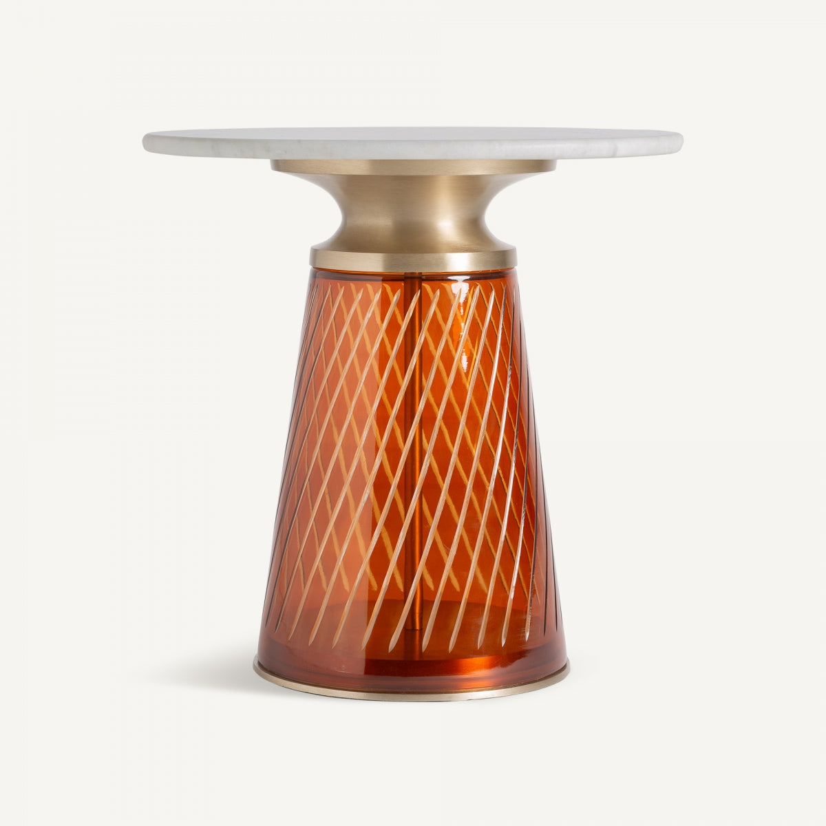 Table d'appoint en verre ambré | VICAL Orvos | REMO-HOME, mobilier design et décoration d'intérieur