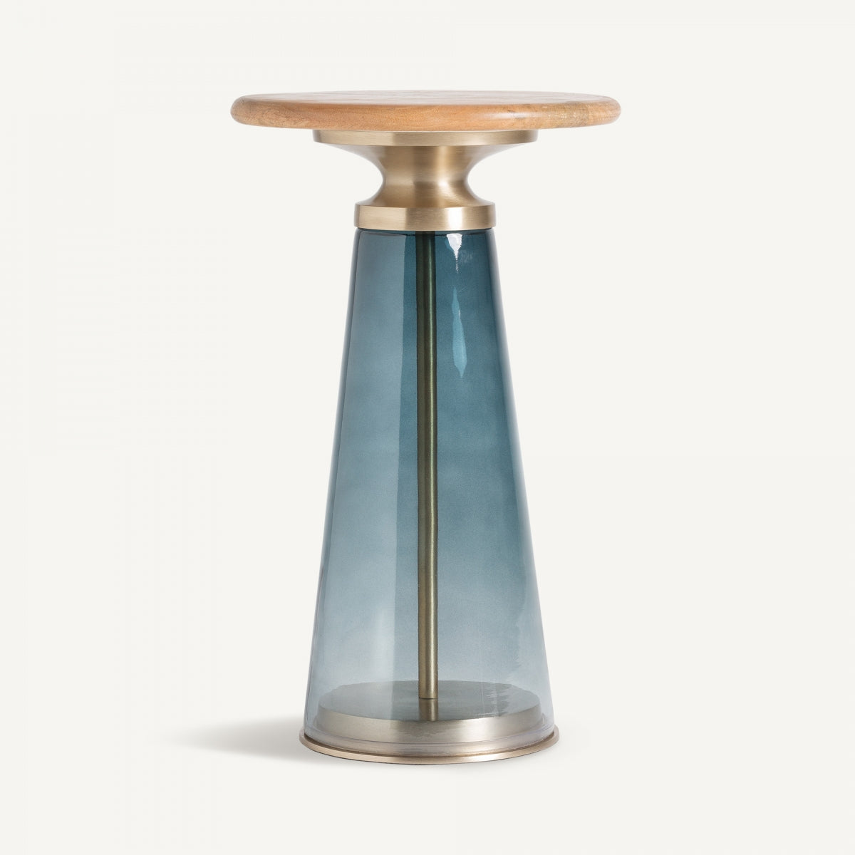 Table d'appoint en verre bleu | VICAL Haugan | REMO-HOME, mobilier design et décoration d'intérieur