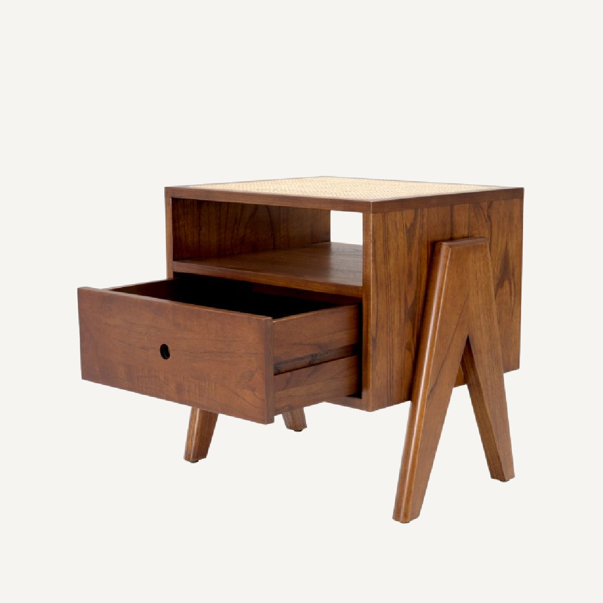 Table de chevet en bois marron | Eichholtz Latour | REMO-HOME, mobilier et décoration d'intérieur