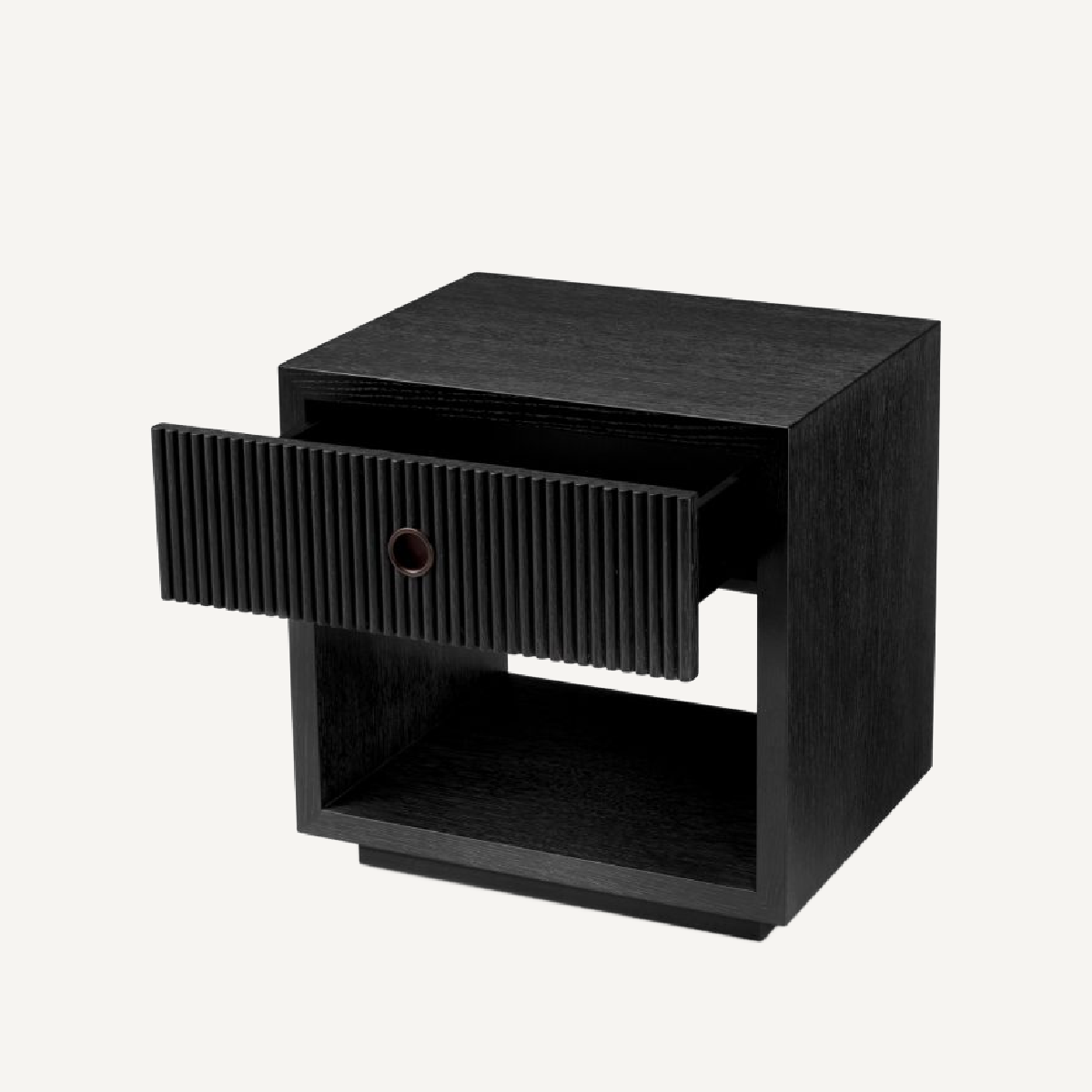 Table de chevet en chêne gris anthracite | Eichholtz Dimitrios | REMO-HOME, mobilier et décoration d'intérieur