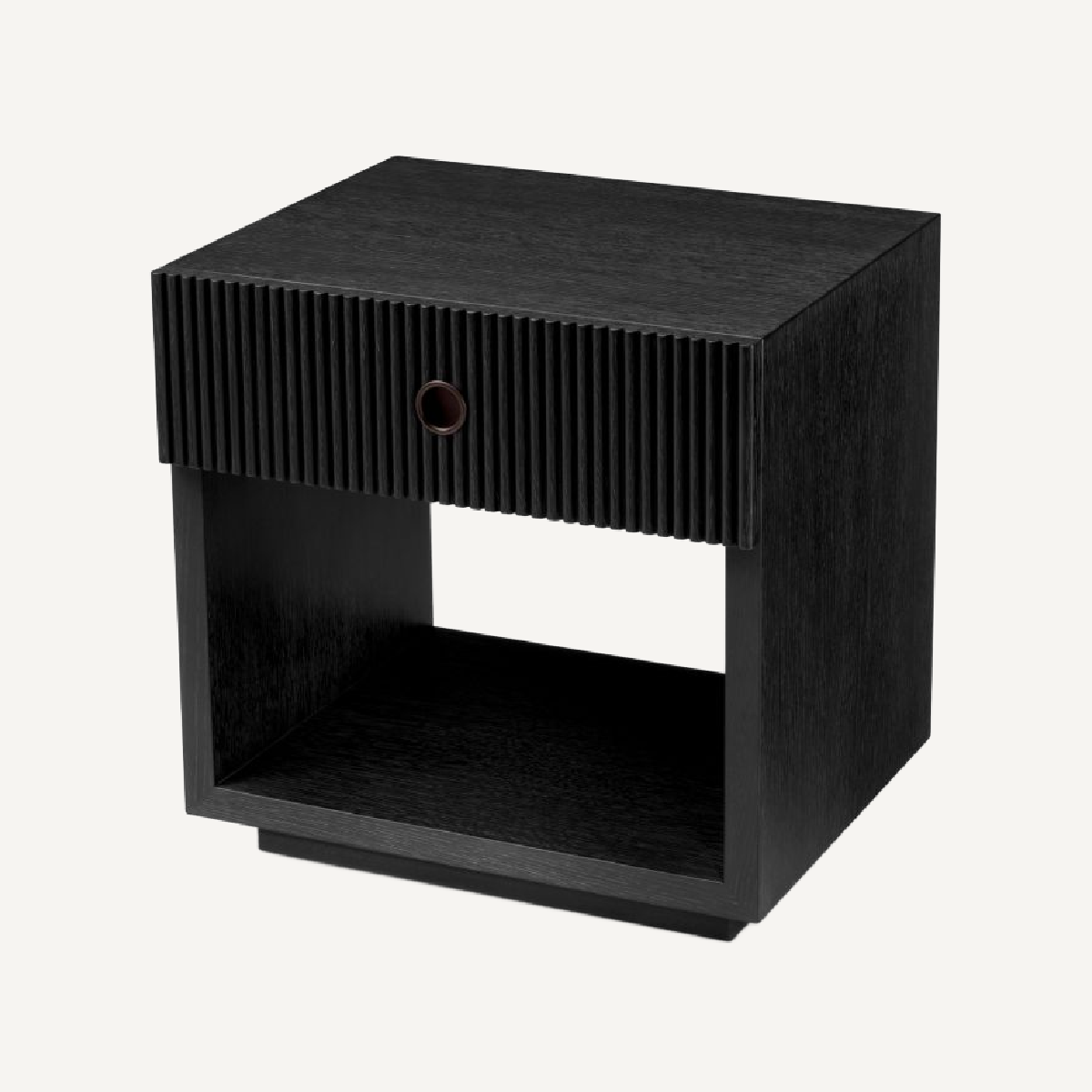 Table de chevet en chêne gris anthracite | Eichholtz Dimitrios | REMO-HOME, mobilier et décoration d'intérieur