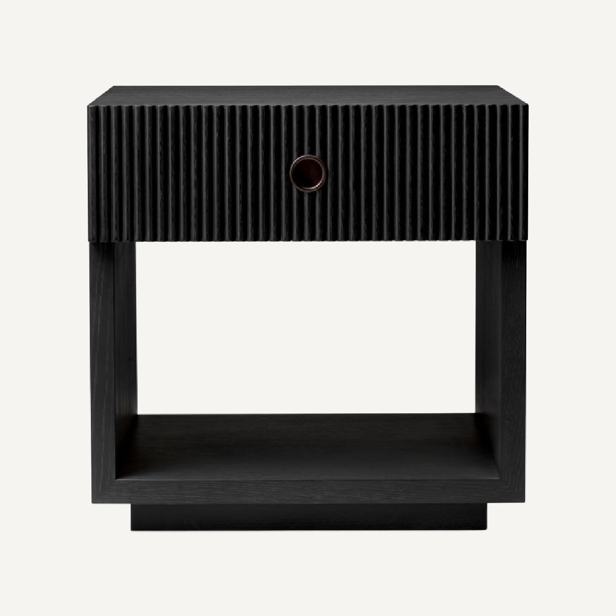 Table de chevet en chêne gris anthracite | Eichholtz Dimitrios | REMO-HOME, mobilier et décoration d'intérieur