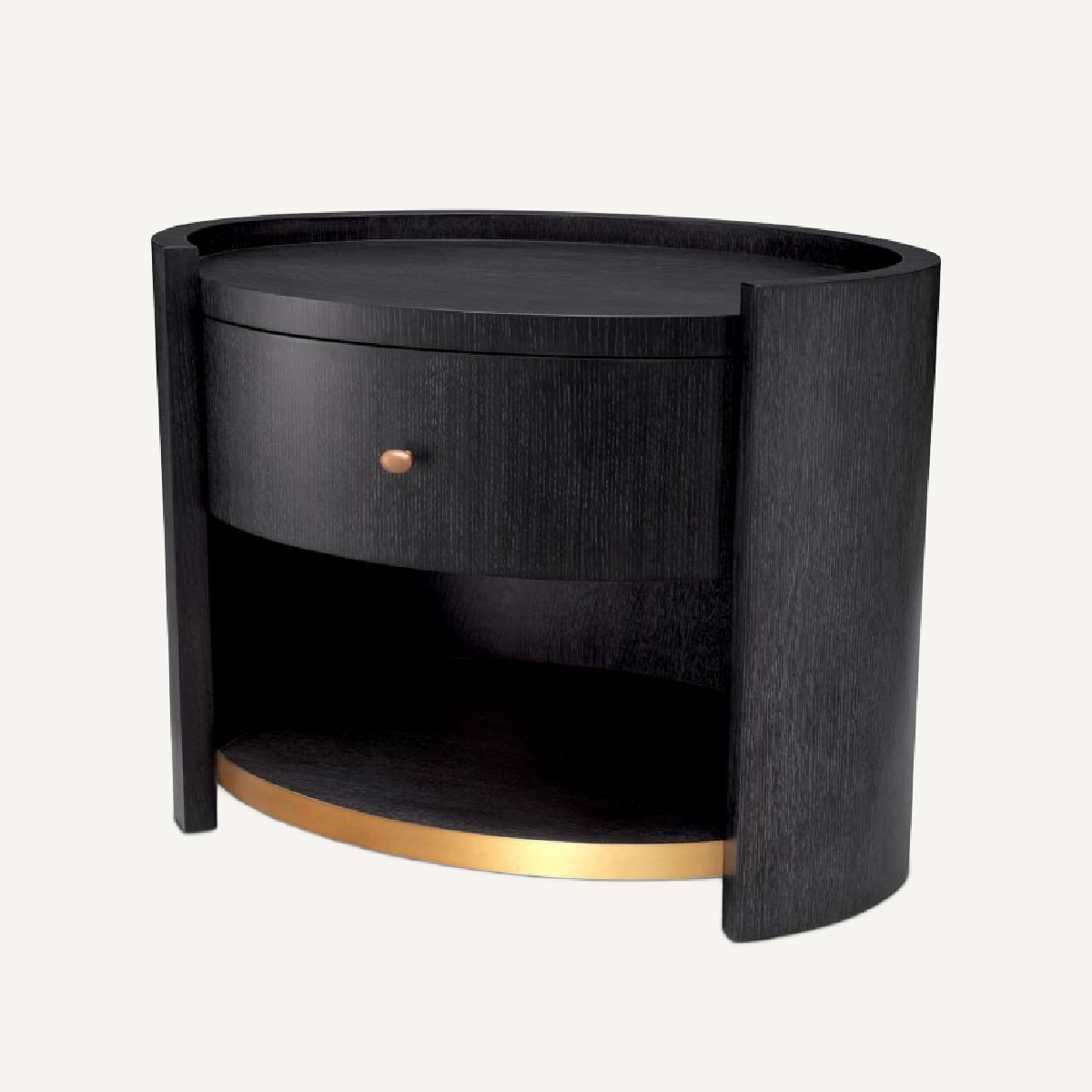 Table de chevet en chêne gris anthracite | Eichholtz Rosemberg | REMO-HOME, mobilier et décoration d'intérieur