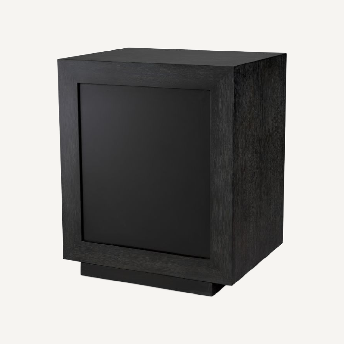 Table de chevet en chêne gris anthracite et verre miroir | Eichholtz Bogart | REMO-HOME, mobilier et décoration d'intérieur