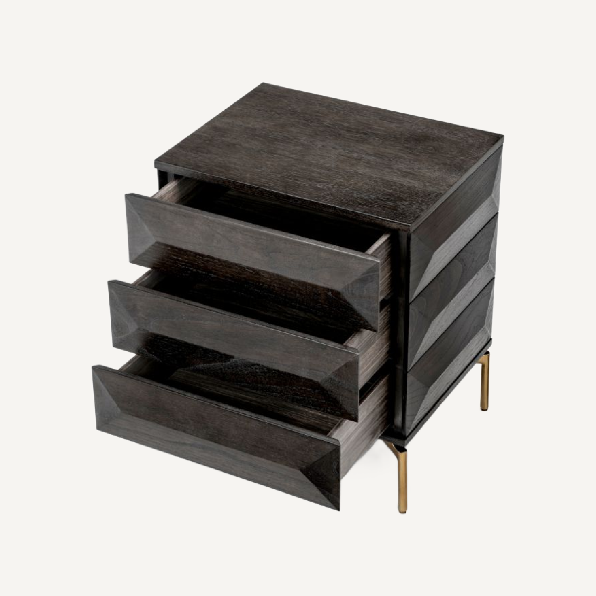Table de chevet en chêne moka | Eichholtz Denver | REMO-HOME, mobilier et décoration d'intérieur