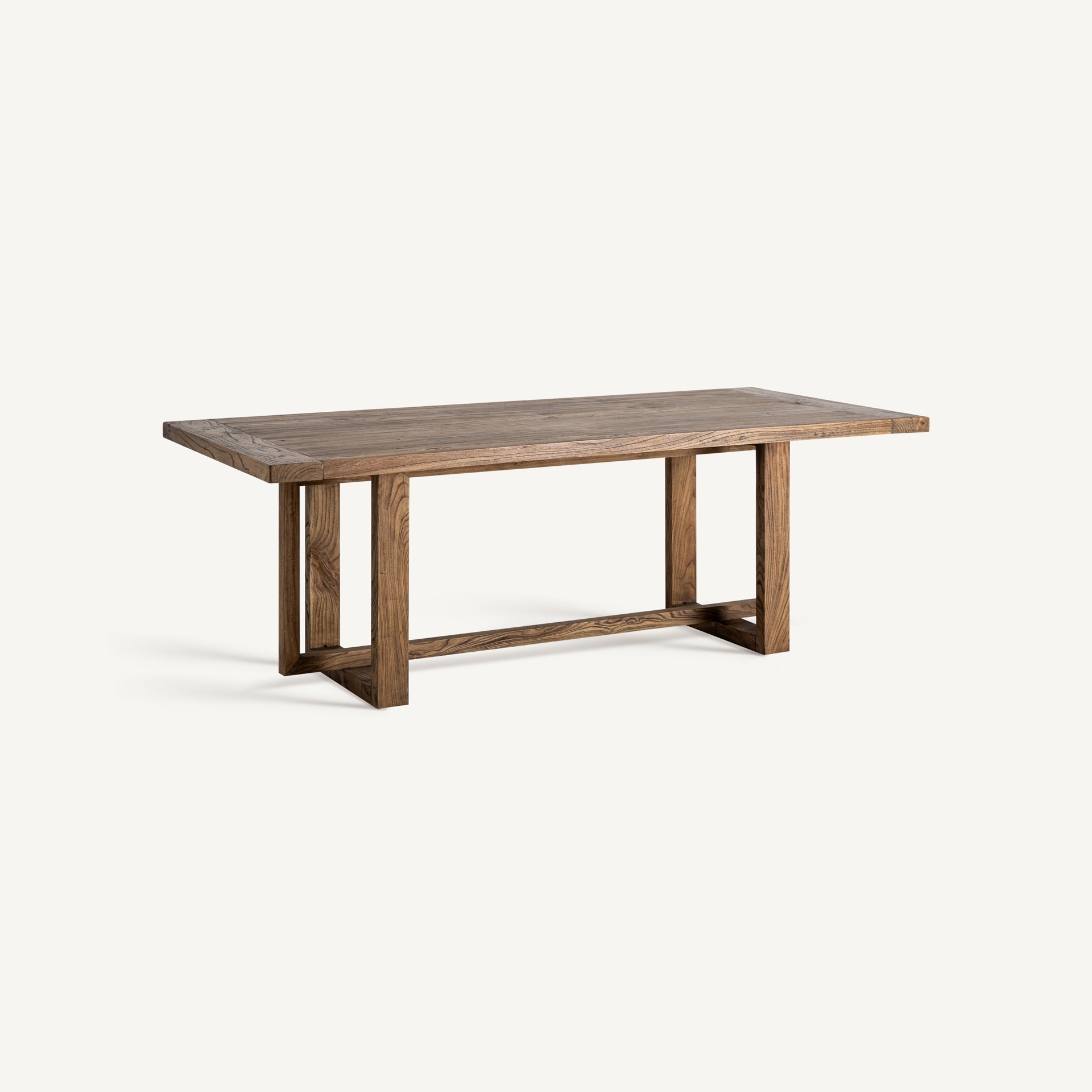 Table de salle à manger rectangulaire bois d'orme 220 cm | VICAL Norvik | REMO-HOME, mobilier design et décoration d'intérieur