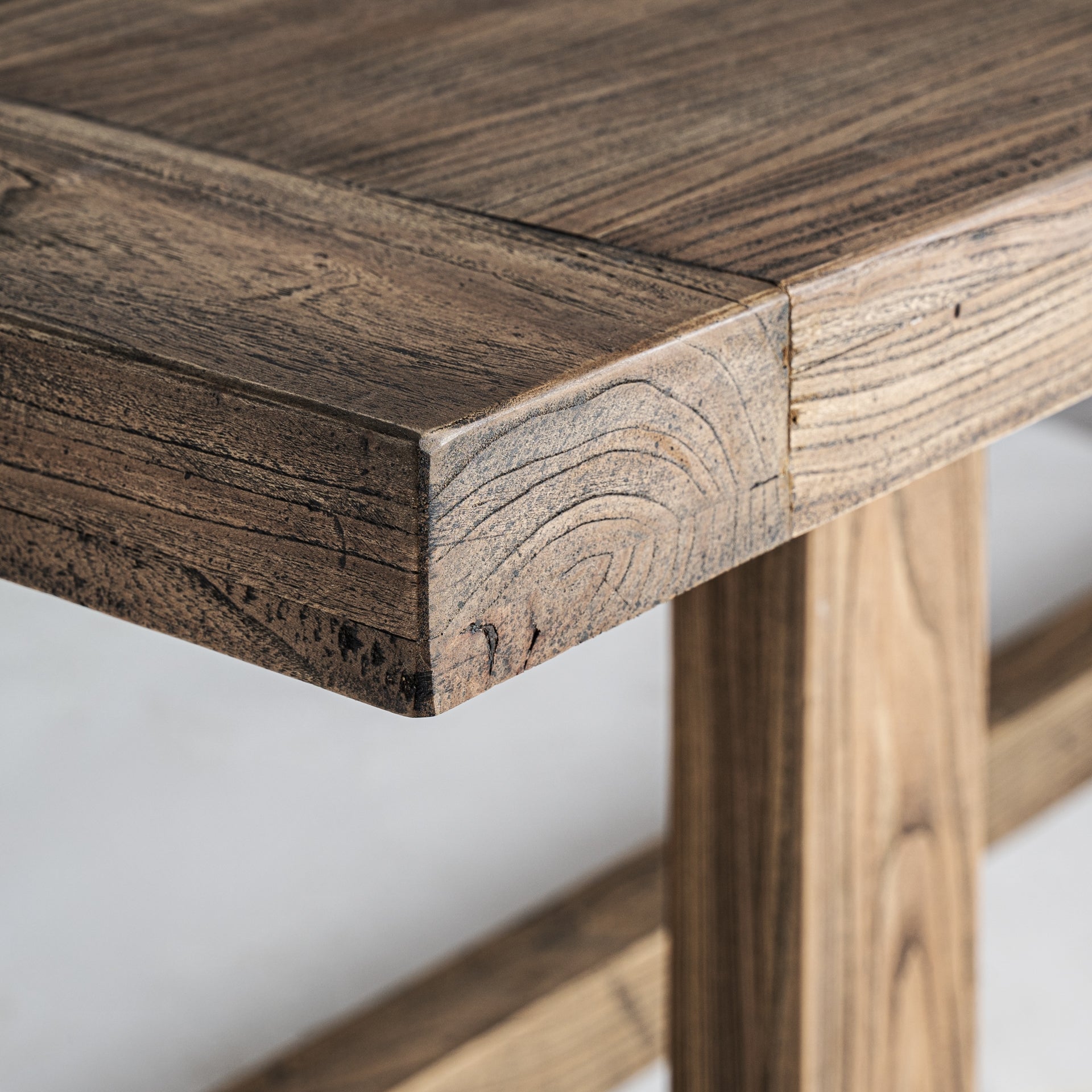 Table de salle à manger rectangulaire bois d'orme 400 cm | VICAL Norvik | REMO-HOME, mobilier design et décoration d'intérieur