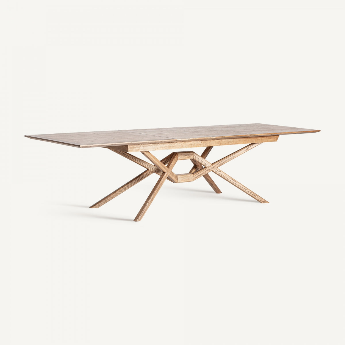 Table extensible en frêne brun | VICAL Vrebos | REMO-HOME, mobilier design et décoration d'intérieur