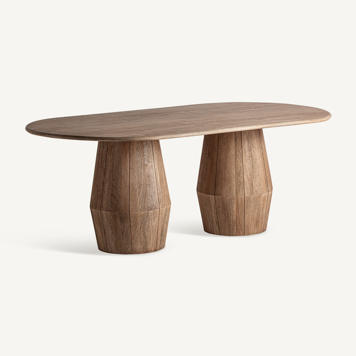 Table à manger ovale en manguier | VICAL Jacquard | REMO-HOME, mobilier design et décoration d'intérieur