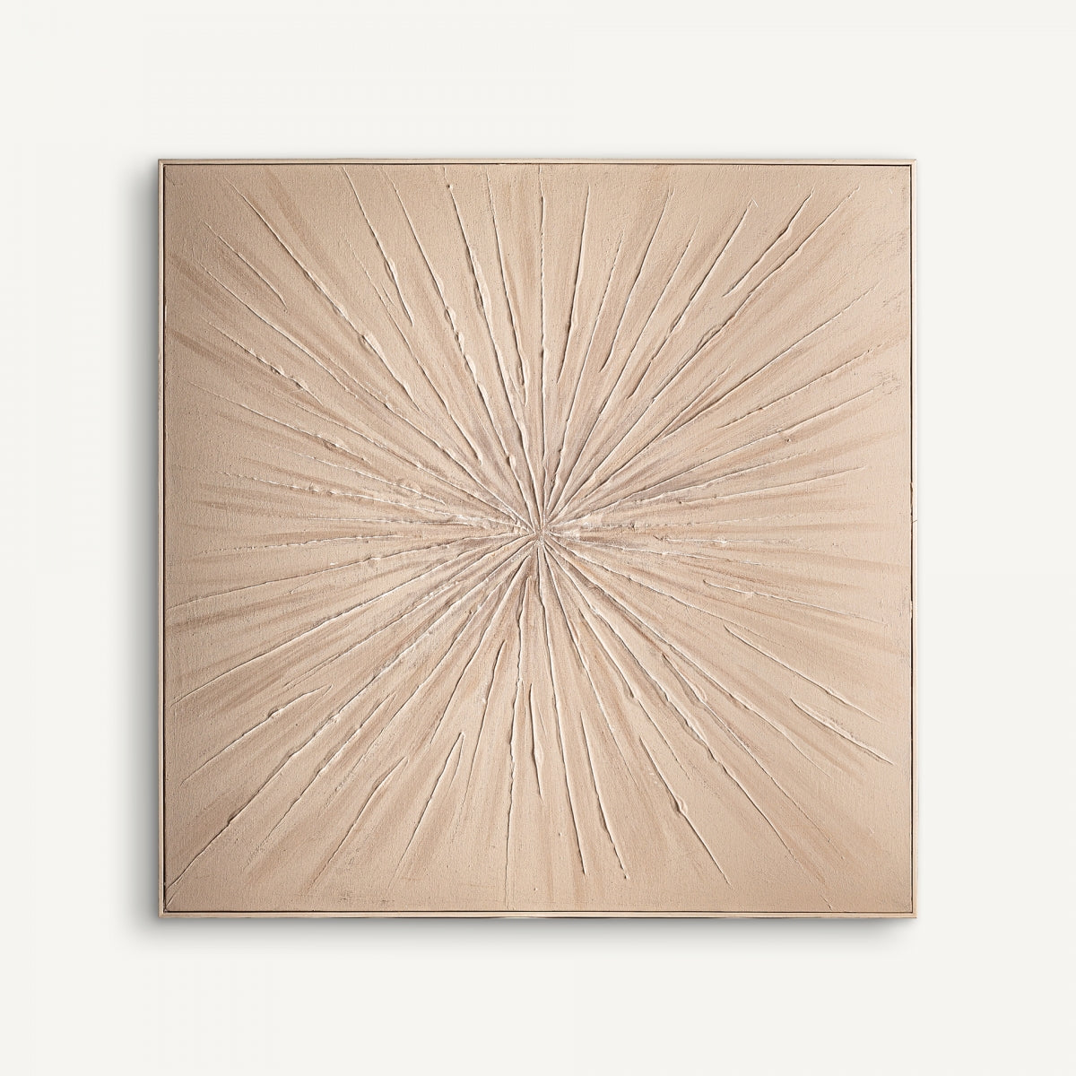 Tableau abstrait beige à motifs | Vical Carel | REMO-HOME, mobilier et décoration d'intérieur