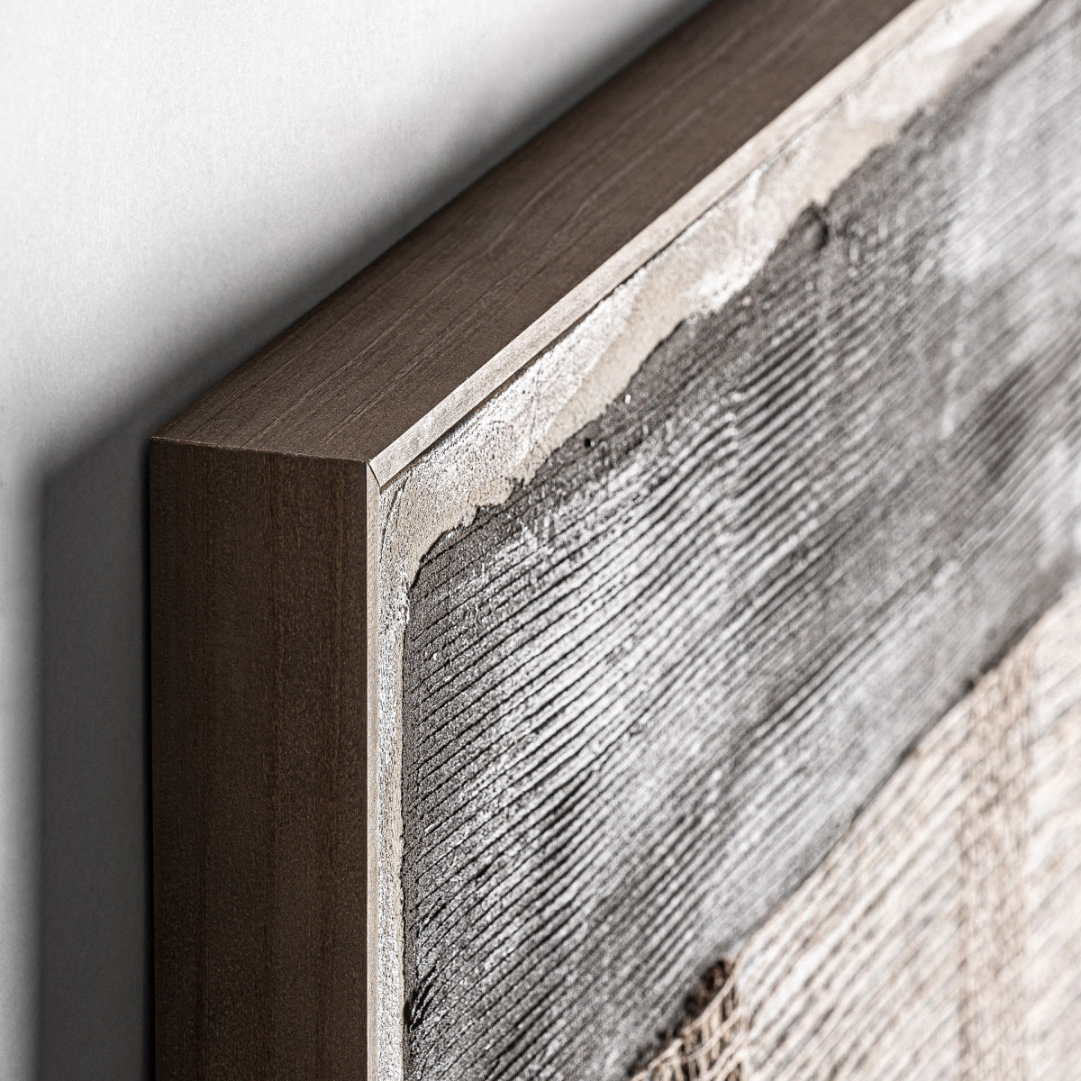 Tableau abstrait marron et gris | Vical Aslan | REMO-HOME, mobilier et décoration d'intérieur