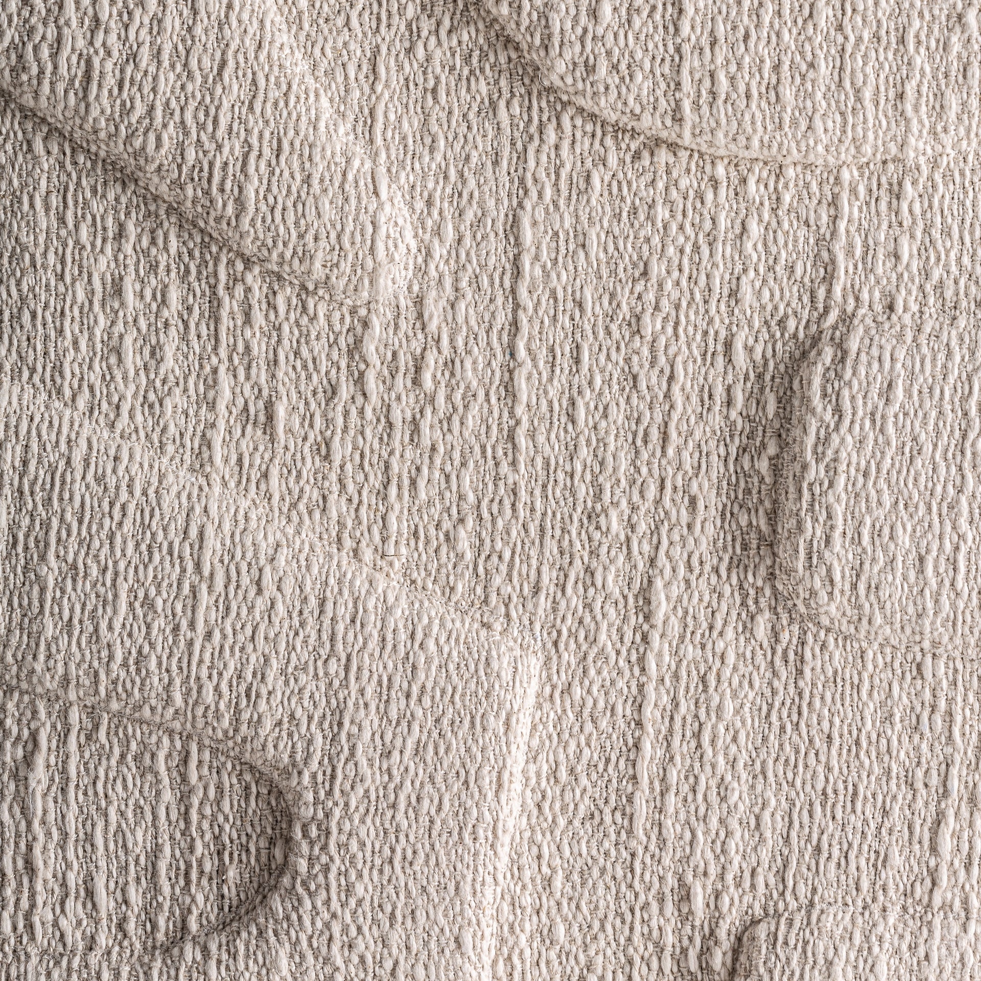 Tableau coton blanc-cassé & bois de manguier | VICAL Sobek | REMO-HOME, mobilier design et décoration d'intérieur