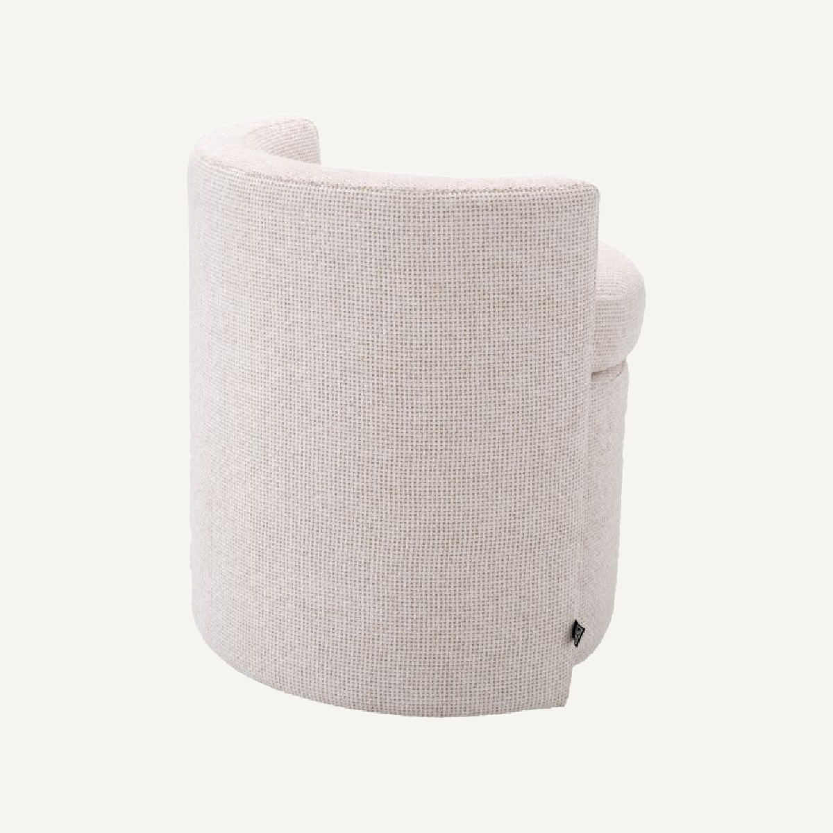 Tabouret en tissu blanc cassé | Eichholtz Arcadia | REMO-HOME, mobilier et décoration d'intérieur