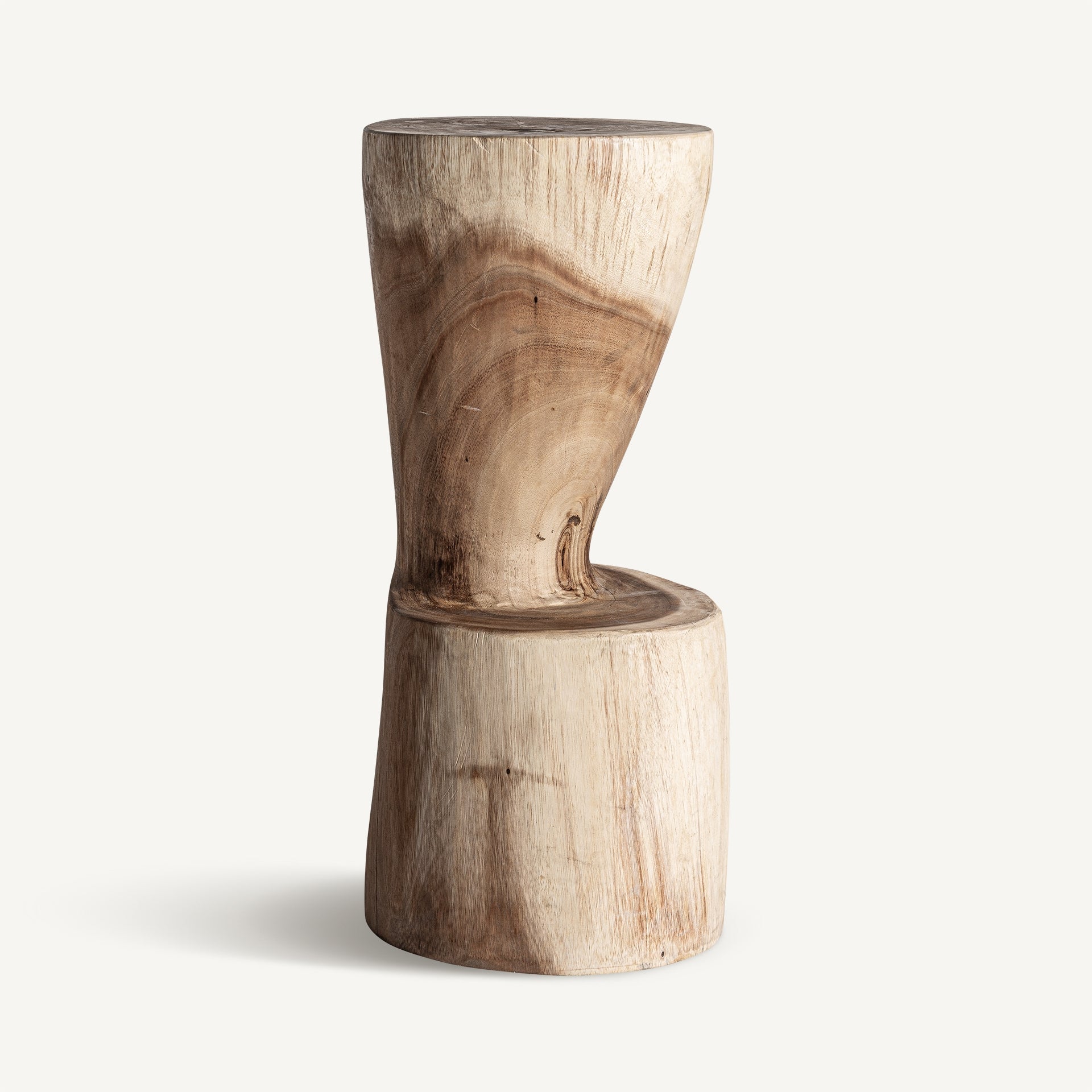 Tabouret sculptural bois de suar massif naturel | VICAL Aprica | REMO-HOME, mobilier design et décoration d'intérieur