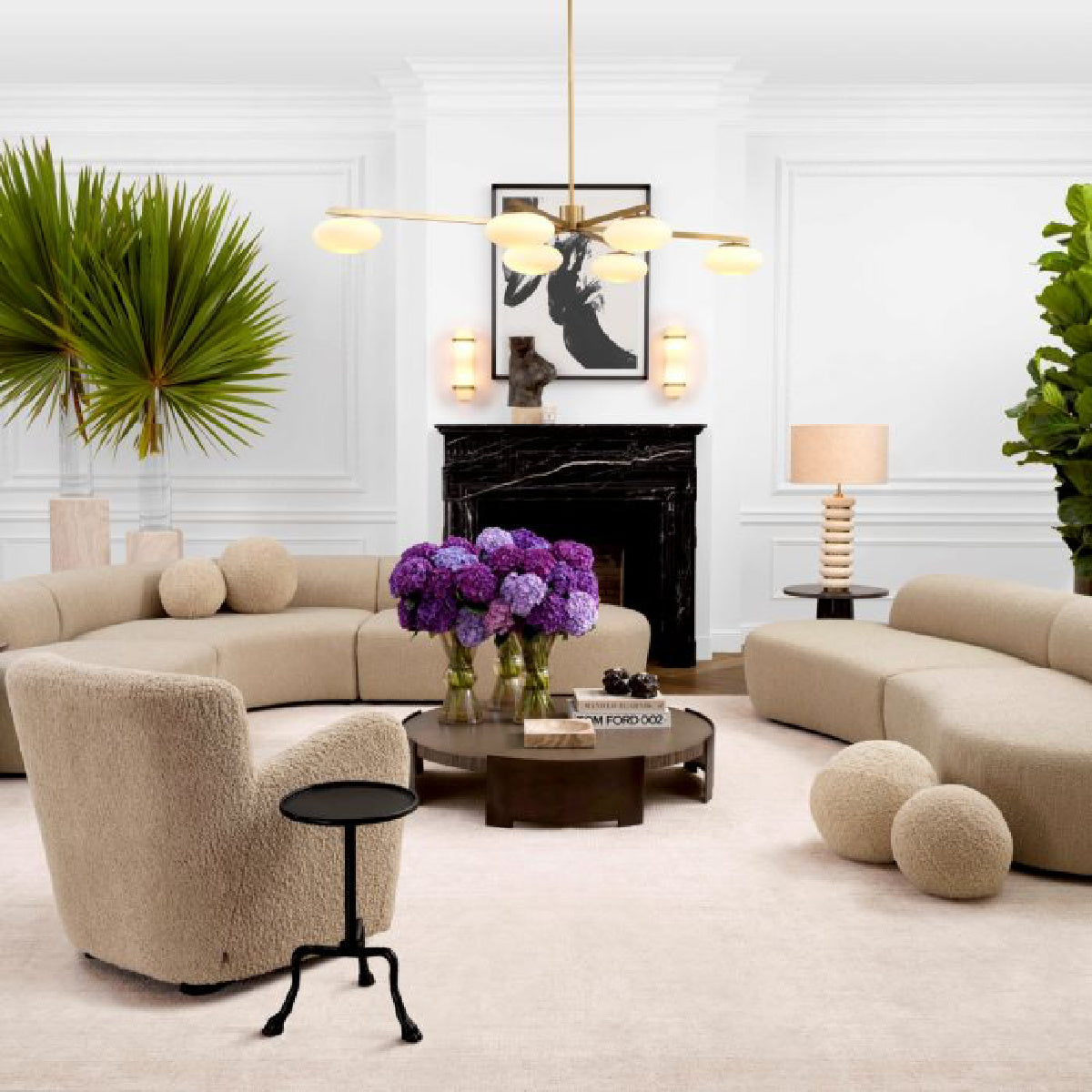 Tapis en laine beige 300 x 400 cm | Eichholtz Pep | REMO-HOME, mobilier et décoration d'intérieur