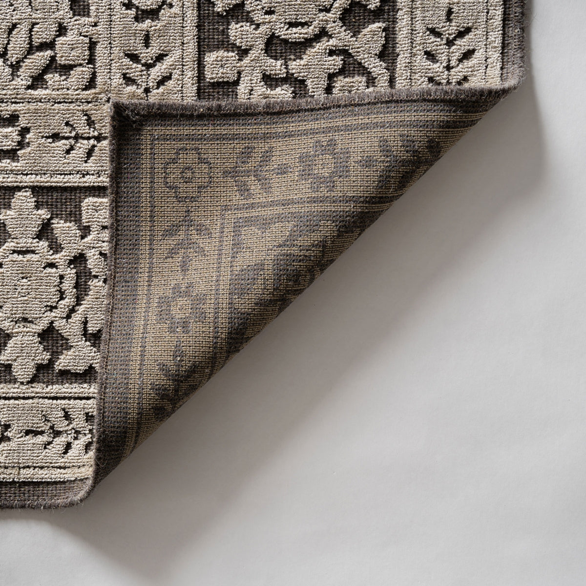 Tapis en tissu beige/gris 240 x 340 cm | Vical Lisa | REMO-HOME, mobilier et décoration d'intérieur