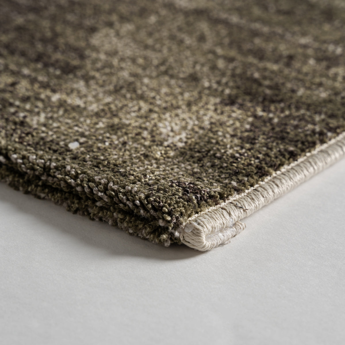 Tapis en tissu beige/vert 240 x 340 cm | Vical Dunia | REMO-HOME, mobilier et décoration d'intérieur