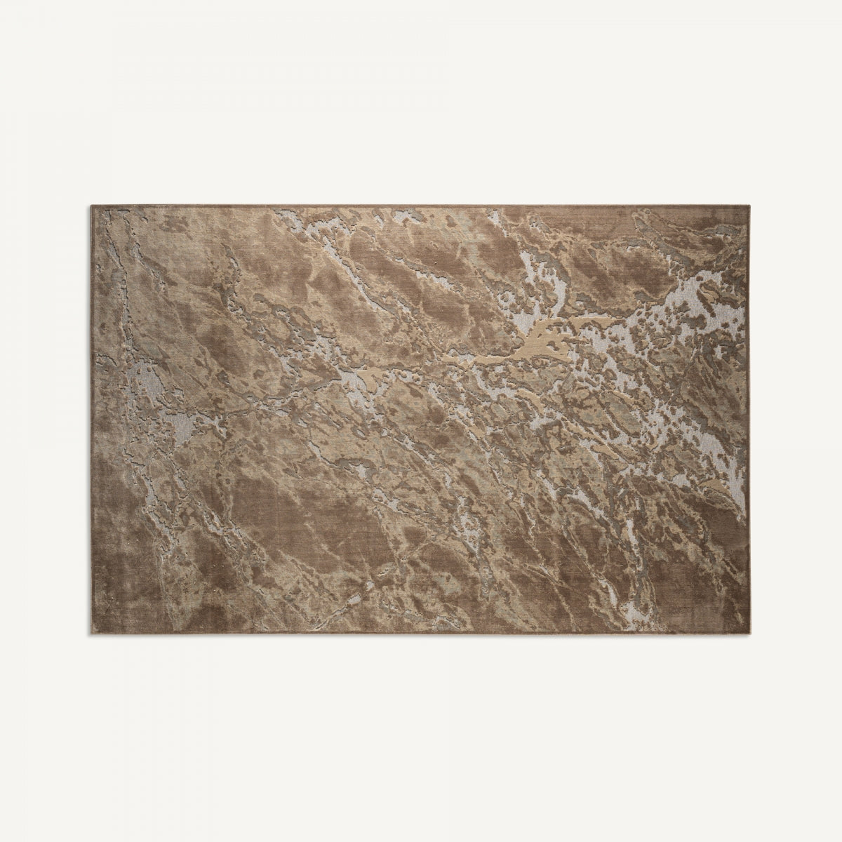 Tapis en tissu marron 200 x 300 cm | Vical Jena | REMO-HOME, mobilier et décoration d'intérieur