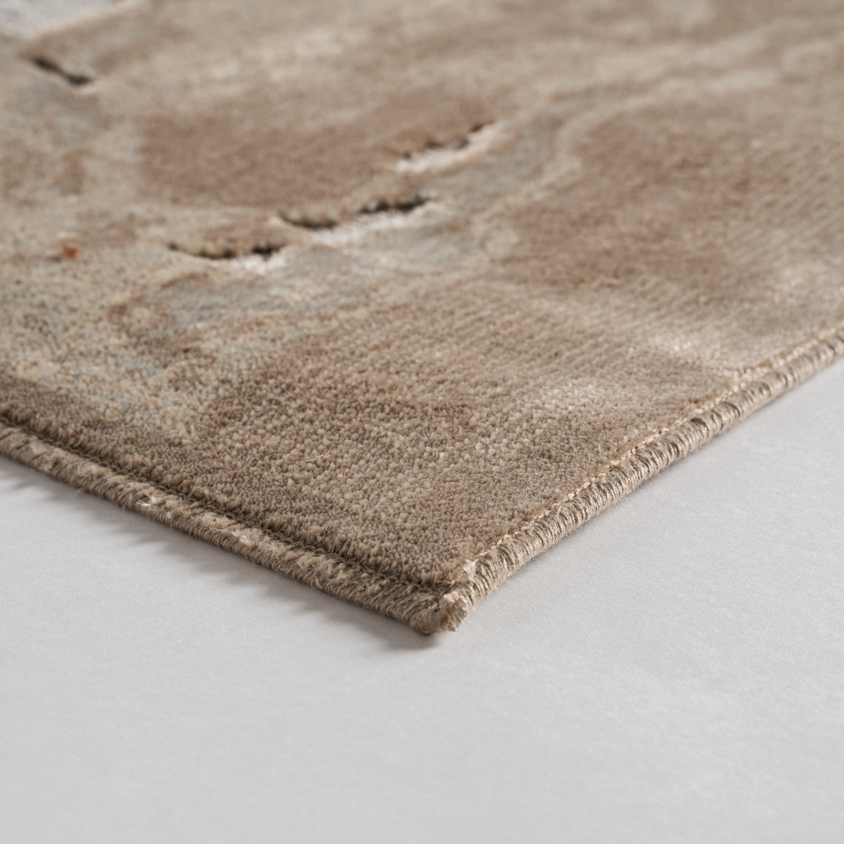 Tapis en tissu marron 200 x 300 cm | Vical Jena | REMO-HOME, mobilier et décoration d'intérieur