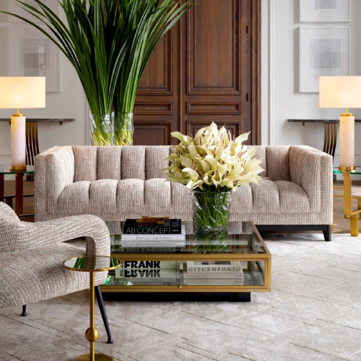 Tapis en tissu sable 200 x 300 cm | Eichholtz La Belle | REMO-HOME, mobilier et décoration d'intérieur