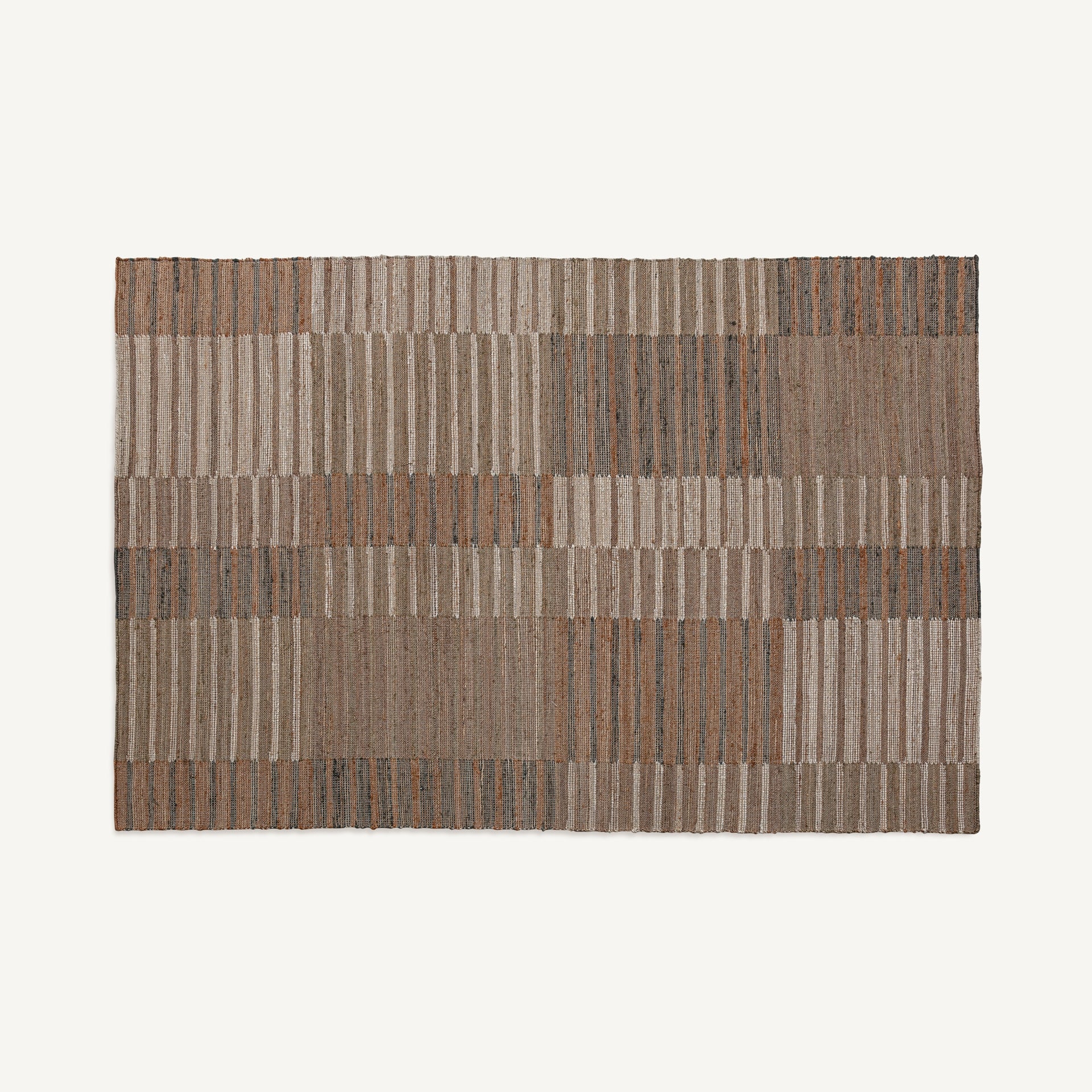 Tapis jute coton lignes verticales 300 x 200 cm | VICAL Kaela | REMO-HOME, mobilier design et décoration d'intérieur