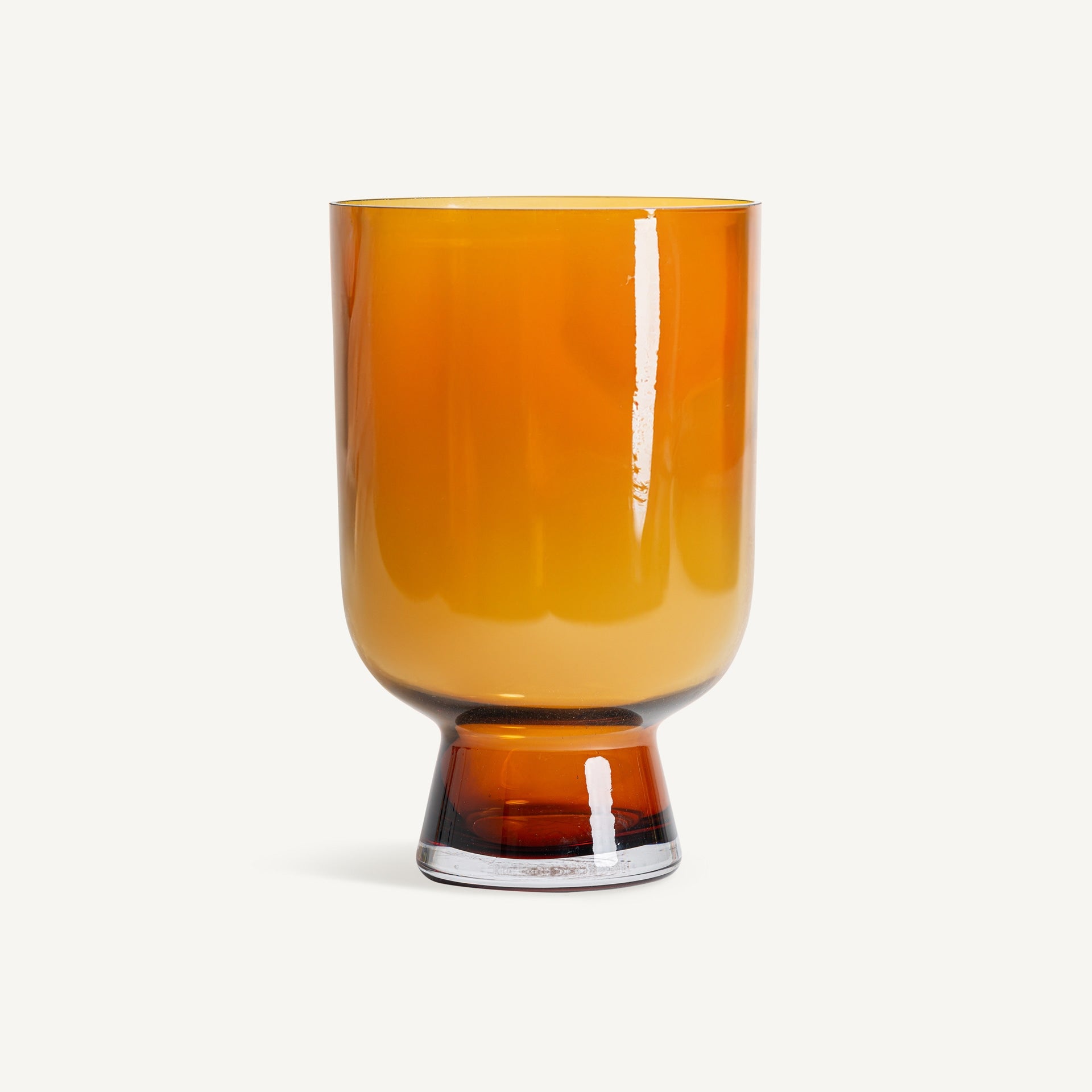 Vase Verre Ambré 42cm | VICAL Yuka | REMO-HOME, mobilier design et décoration d'intérieur