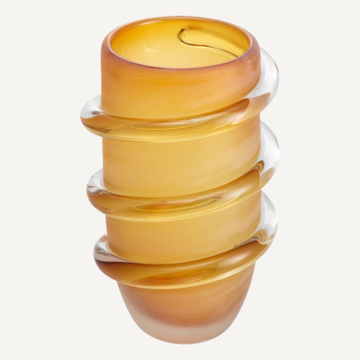 Vase en verre ambré | Eichholtz Eiiano S | REMO-HOME, mobilier et décoration d'intérieur