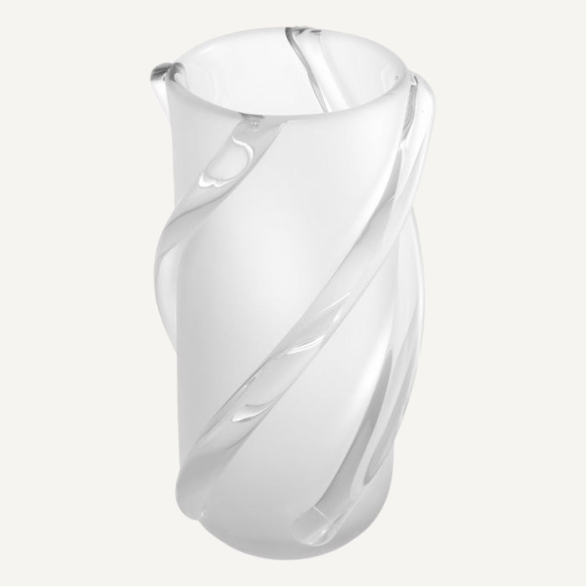 Vase en verre blanc | Eichholtz Celestino L | REMO-HOME, mobilier et décoration d'intérieur