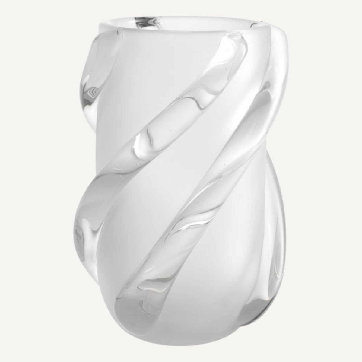 Vase en verre blanc | Eichholtz Celestino M | REMO-HOME, mobilier et décoration d'intérieur