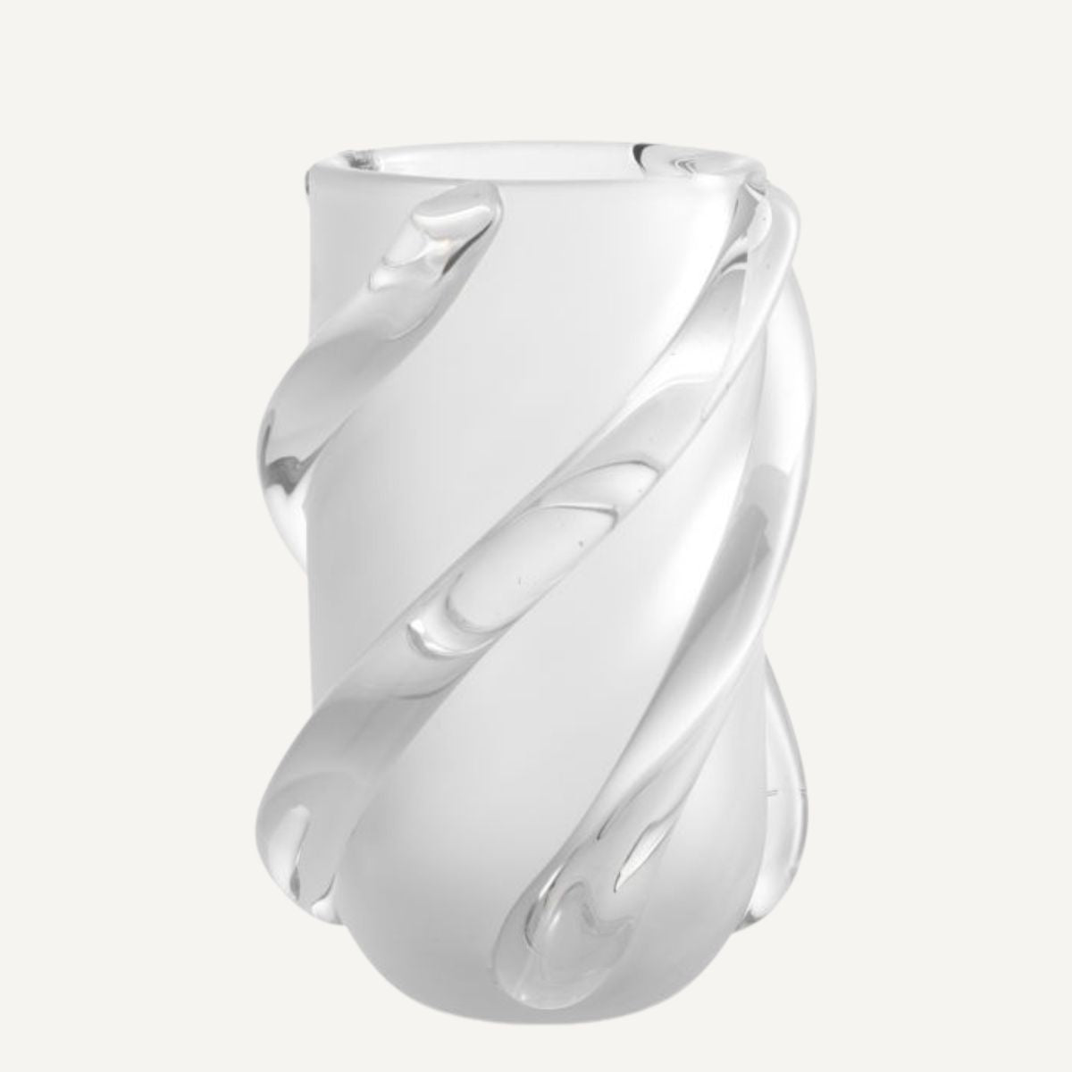 Vase en verre blanc | Eichholtz Celestino M | REMO-HOME, mobilier et décoration d'intérieur