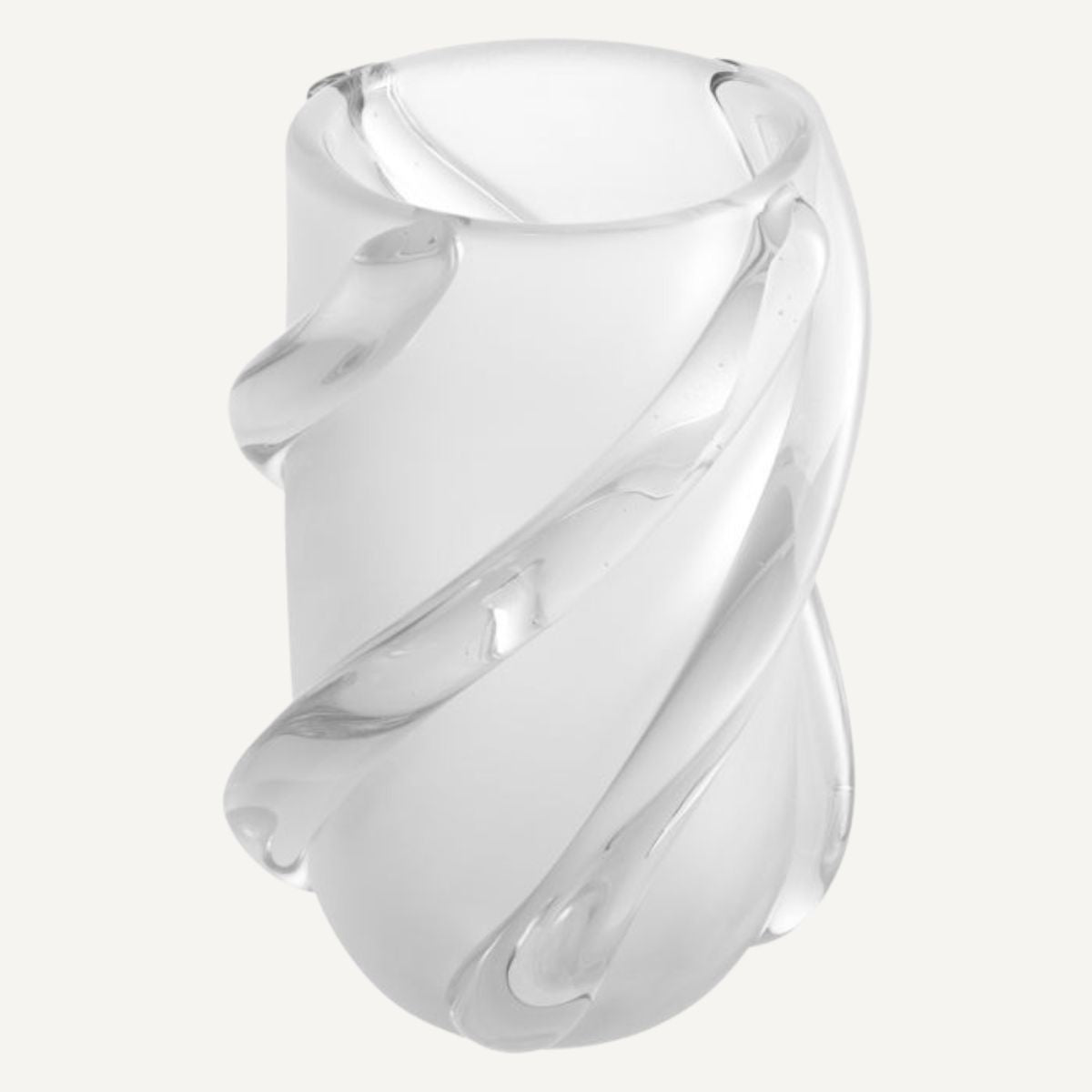 Vase en verre blanc | Eichholtz Celestino M | REMO-HOME, mobilier et décoration d'intérieur