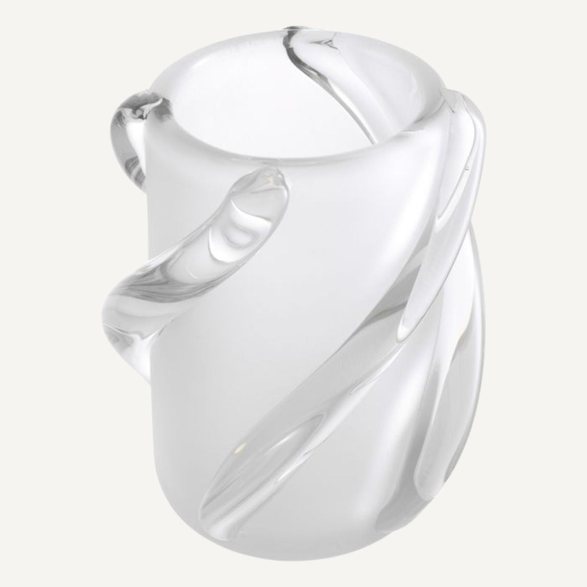 Vase en verre blanc | Eichholtz Celestino S | REMO-HOME, mobilier et décoration d'intérieur