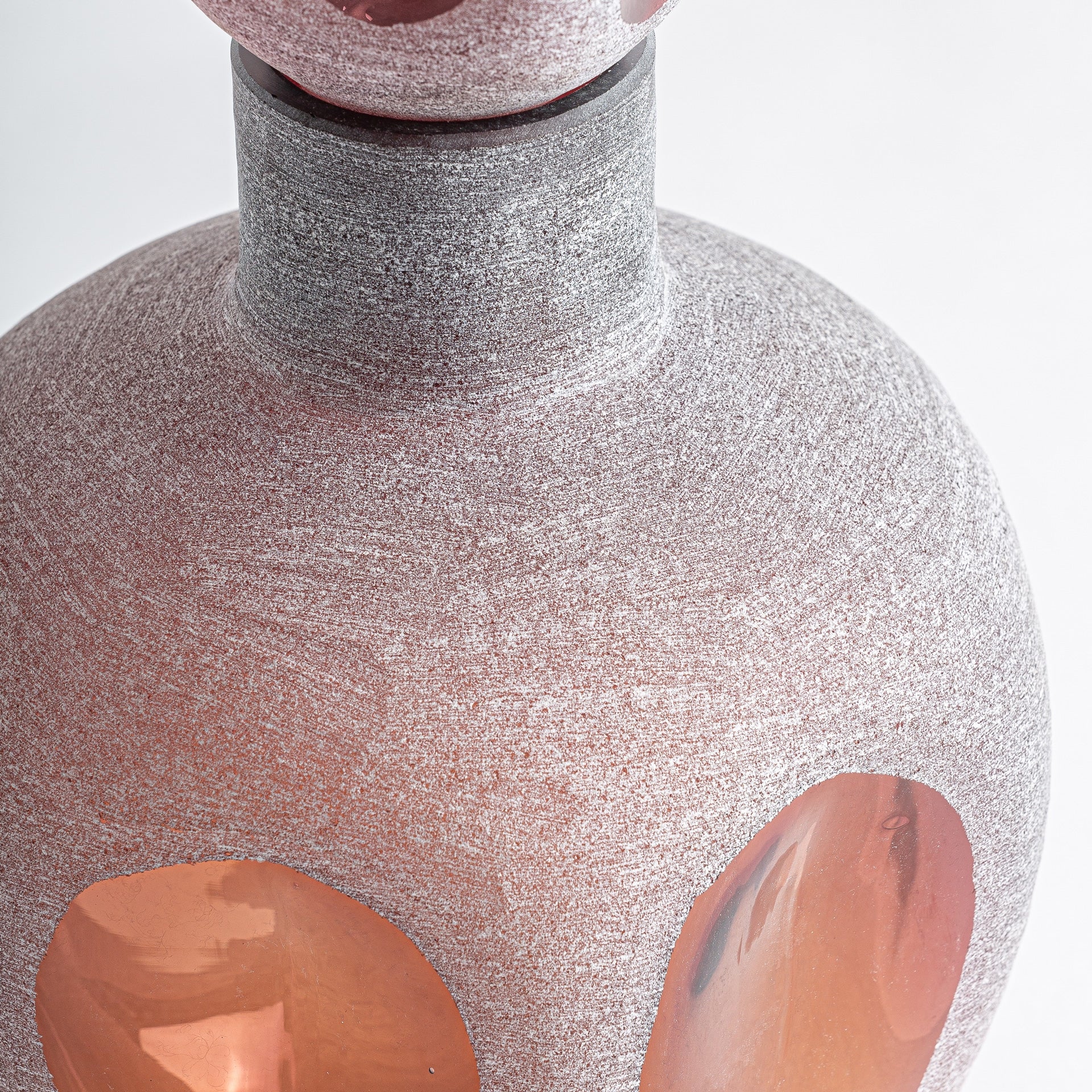 Vase en verre rose ambre 58cm | VICAL Yaeko | REMO-HOME, mobilier design et décoration d'intérieur