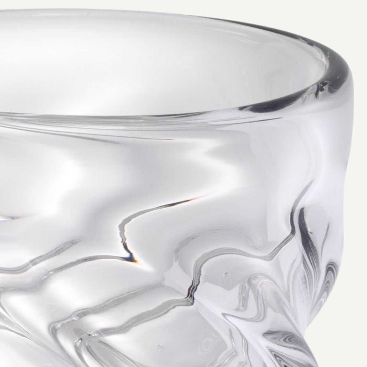 Vase en verre soufflé blanc | Eichholtz Angelito S | REMO-HOME, mobilier et décoration d'intérieur