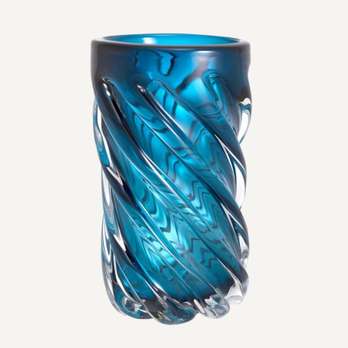 Vase en verre soufflé bleu | Eichholtz Angelito L | REMO-HOME, mobilier et décoration d'intérieur