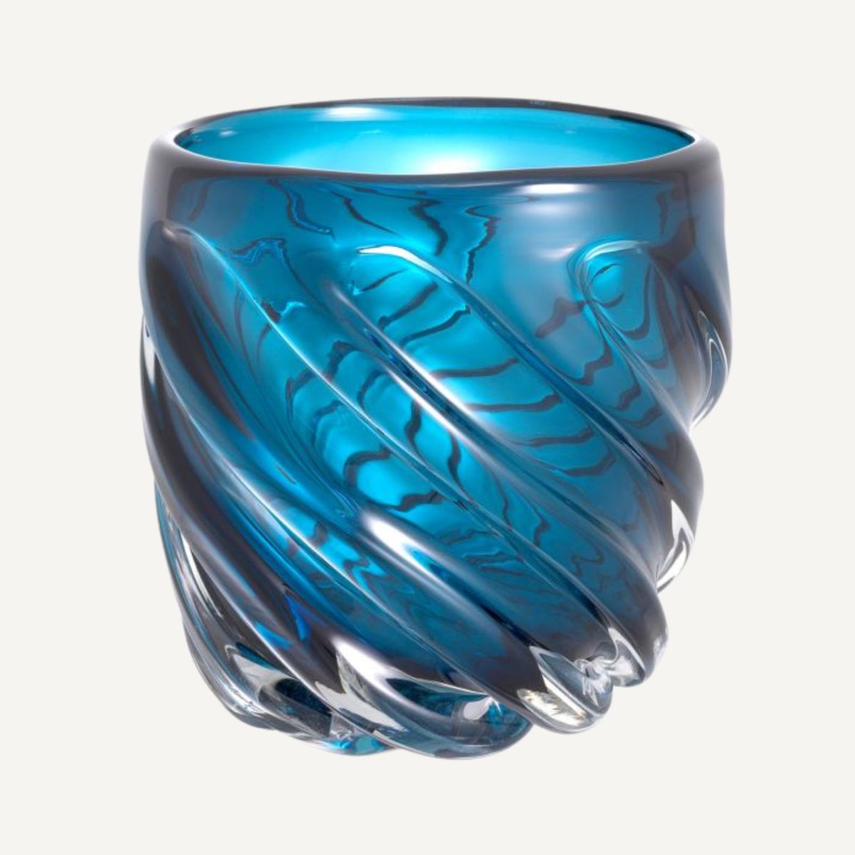 Vase en verre soufflé bleu | Eichholtz Angelito S | REMO-HOME, mobilier et décoration d'intérieur