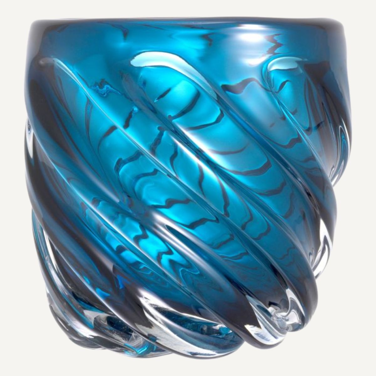 Vase en verre soufflé bleu | Eichholtz Angelito S | REMO-HOME, mobilier et décoration d'intérieur
