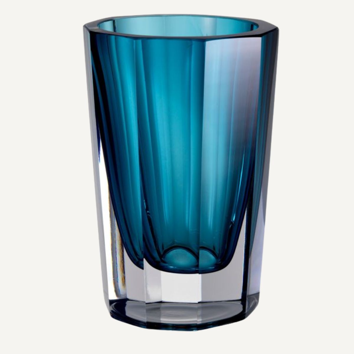 Vase en verre soufflé bleu | Eichholtz Chavez L | REMO-HOME, mobilier et décoration d'intérieur