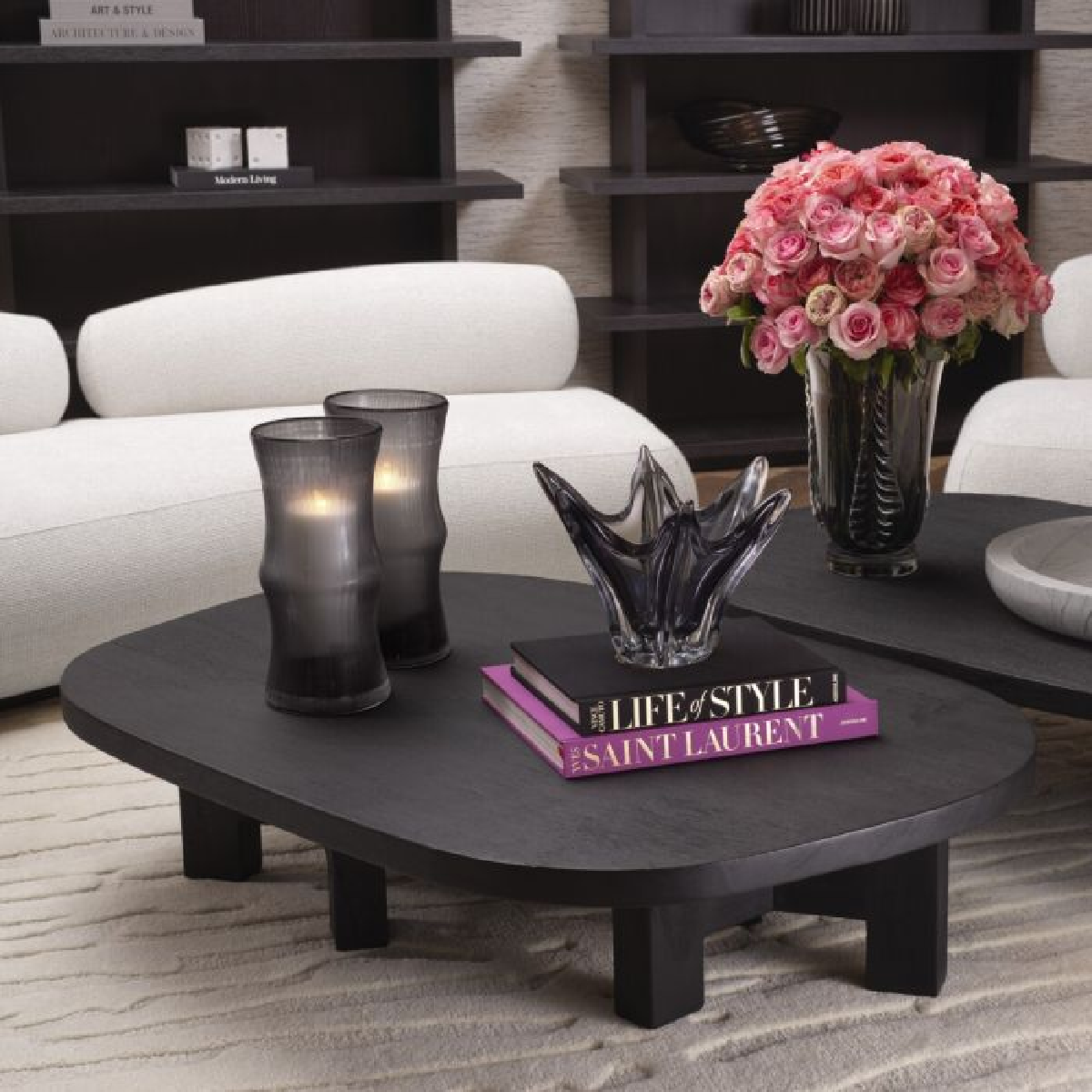 Vase en verre soufflé gris | Eichholtz Thiara | REMO-HOME, mobilier et décoration d'intérieur